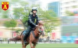Mãn nhãn với màn trình diễn của Cảnh sát cơ động Kỵ binh